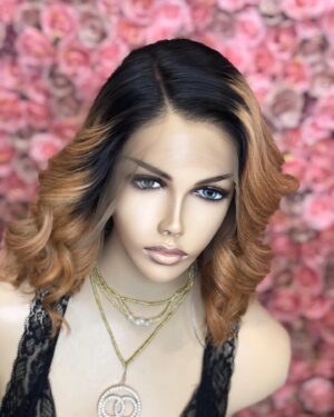 13x6 HD Lace Wig BC Signature Wave Ombre 14"